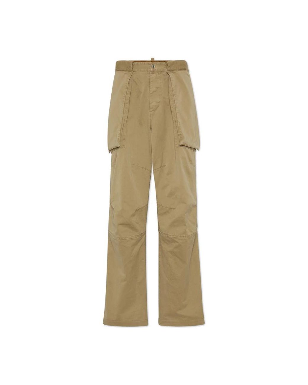 DSquared² Wide Trousers in het Natural voor heren