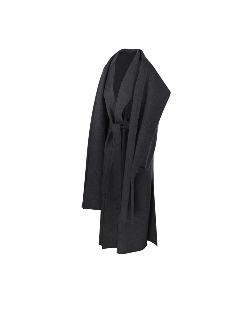 Max Mara Black Belted Coats