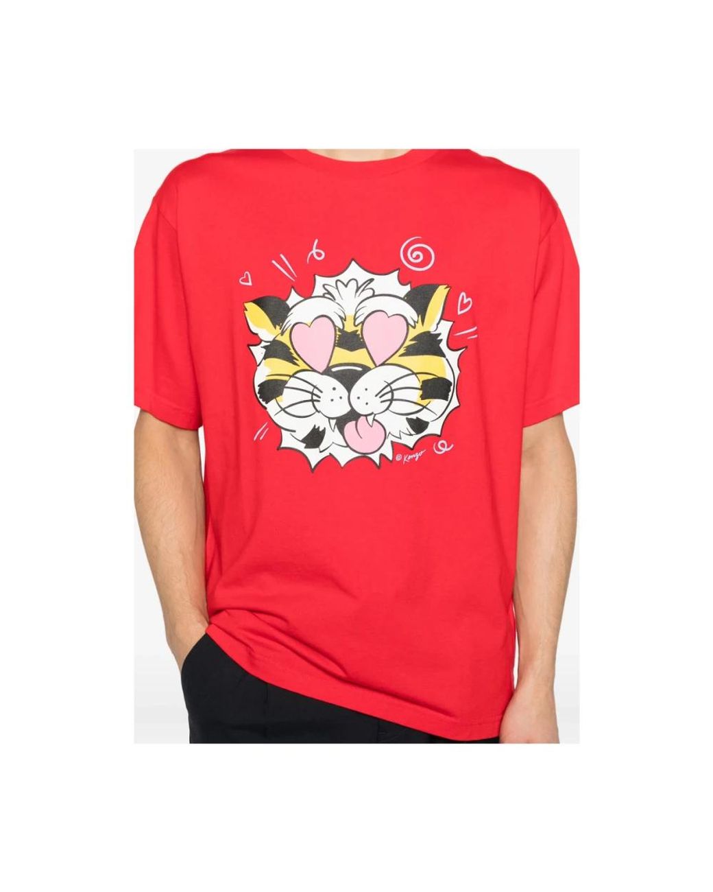 KENZO Red T-Shirts for men