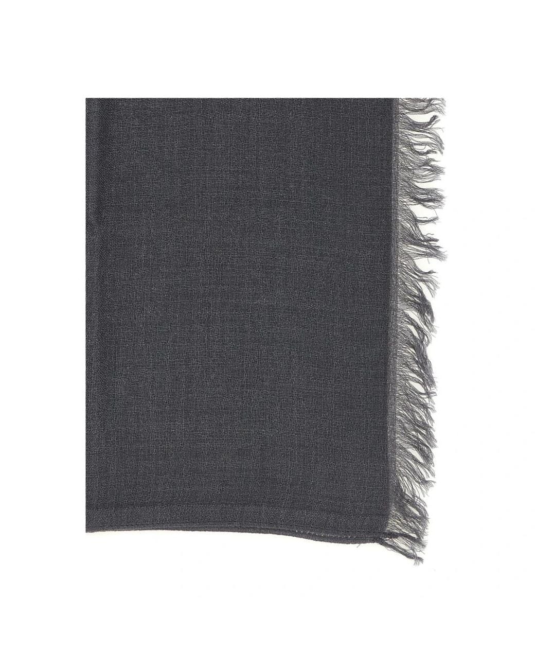 Brunello Cucinelli Blue Winter Scarves