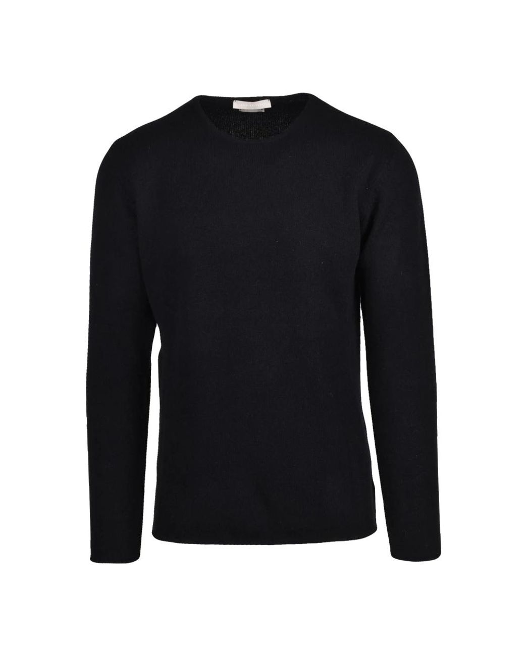Daniele Fiesoli Black Round-Neck Knitwear for men