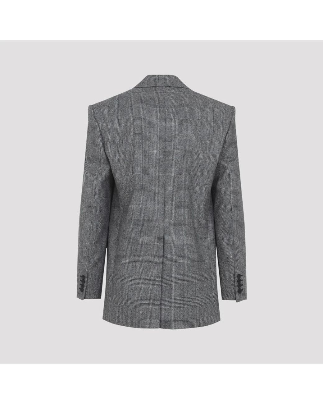 Saint Laurent Gray Blazers for men