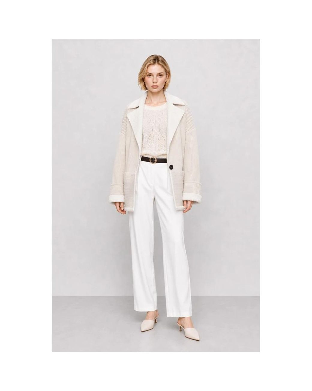 Kocca White Strickpullover