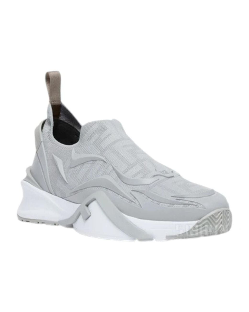 Fendi Gray Sneakers for men