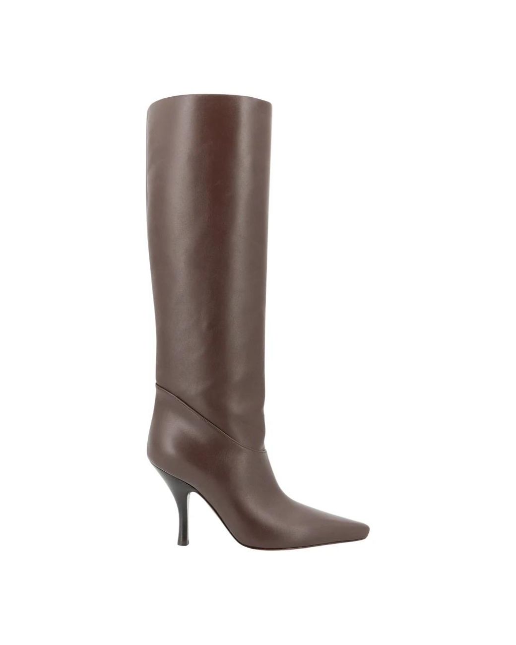 Paris Texas Brown Heeled Boots