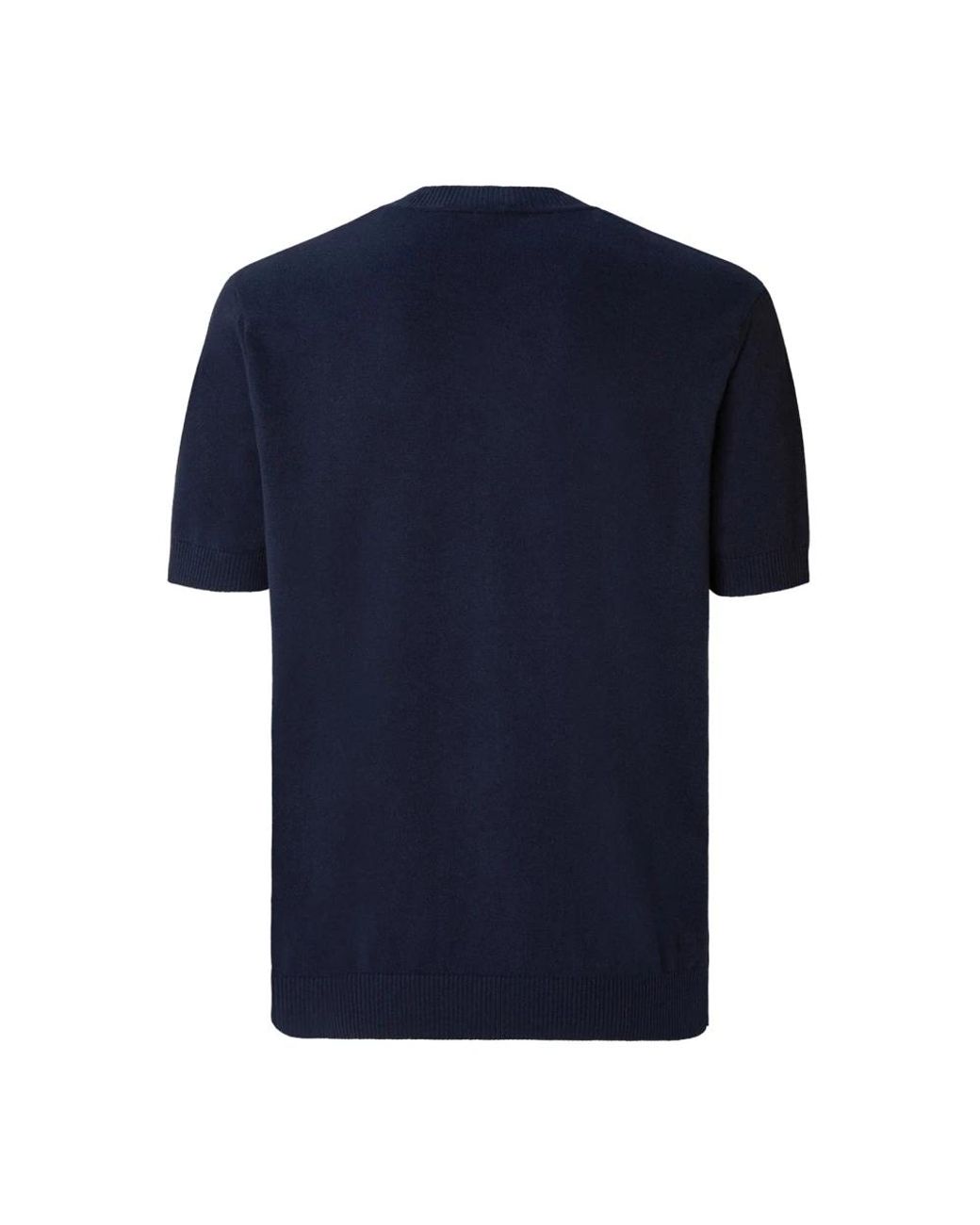 Fendi Blue Round-Neck Knitwear for men