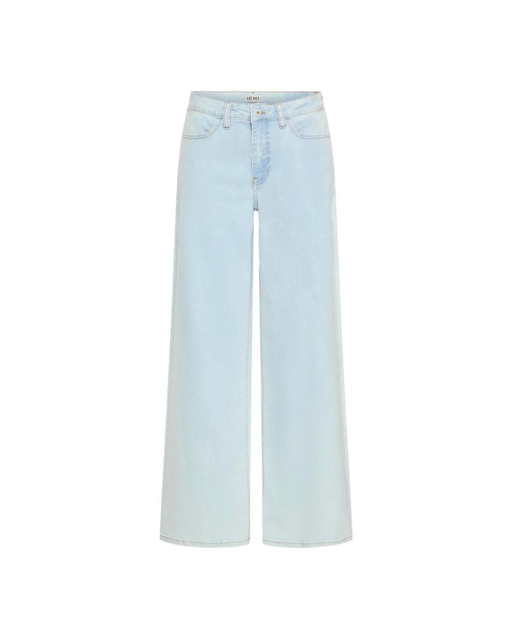 Ichi Wide Jeans in het Blue