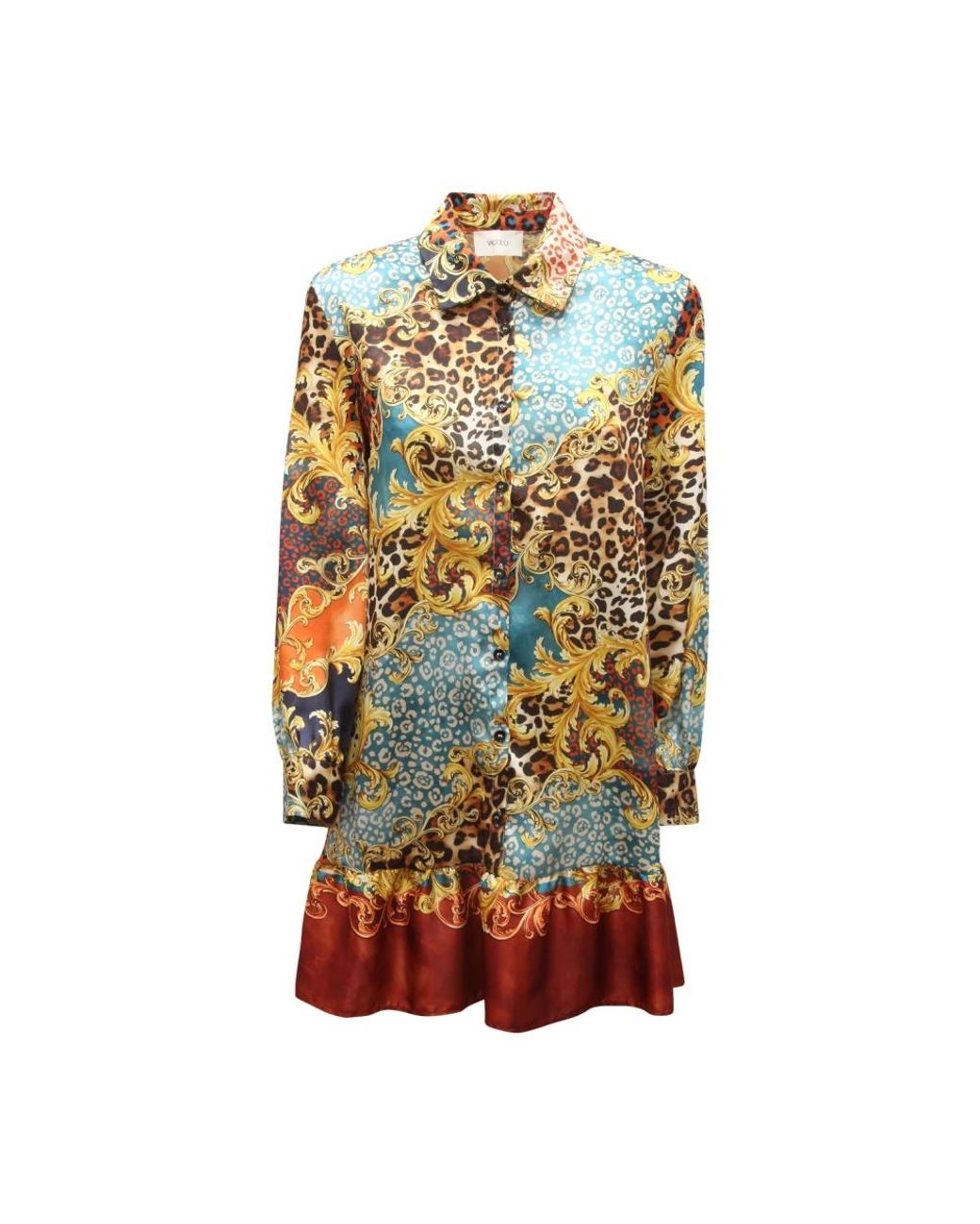 ViCOLO Multicolor Shirt Dresses