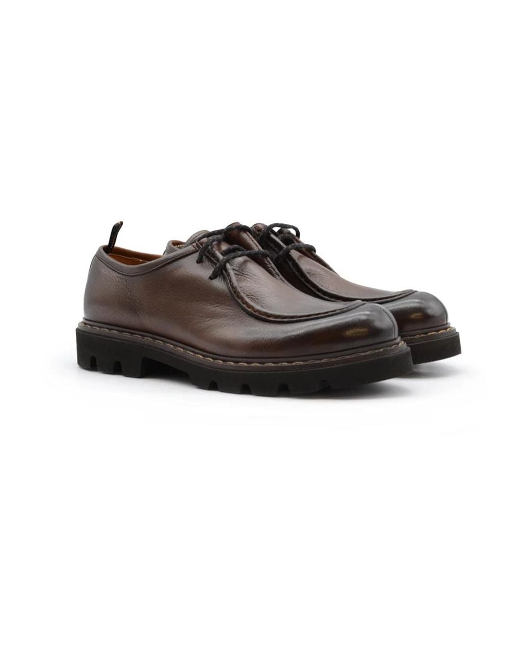 Fabi Brown Laced Shoes for men