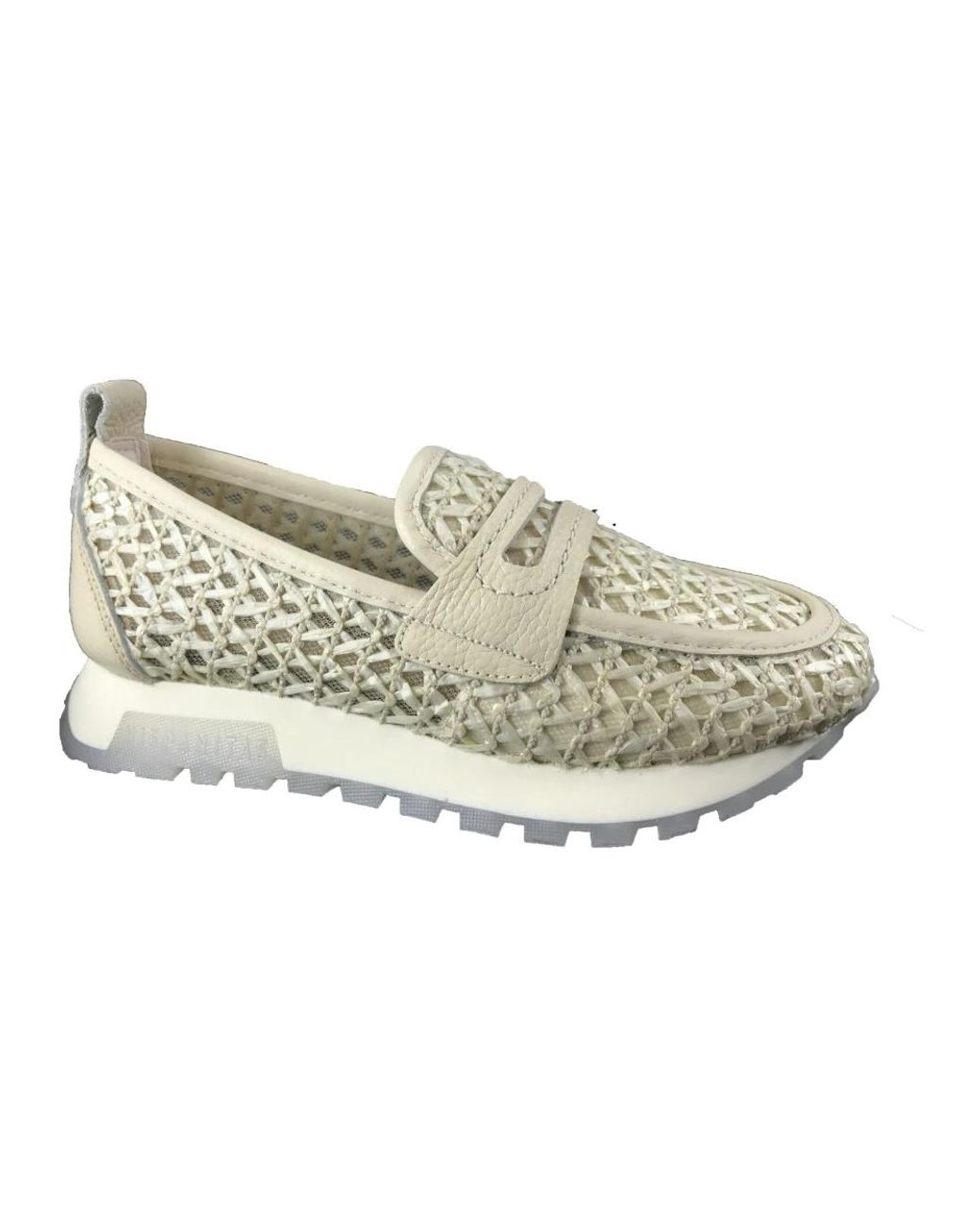 Hispanitas White Mocassin Marrakech