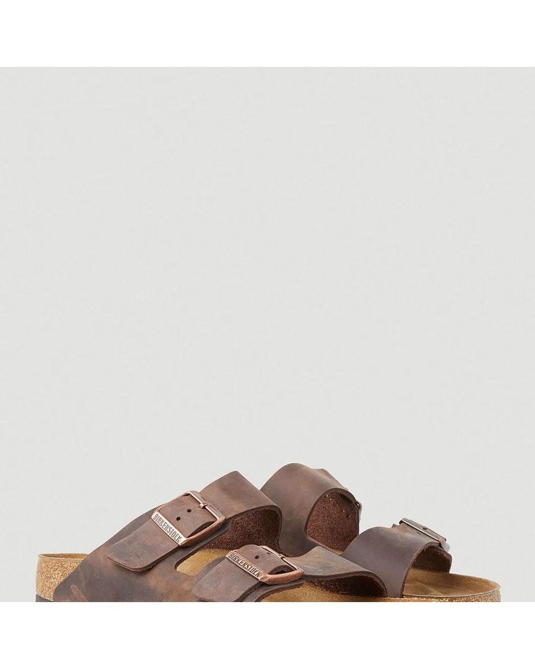 Birkenstock Brown Sliders for men