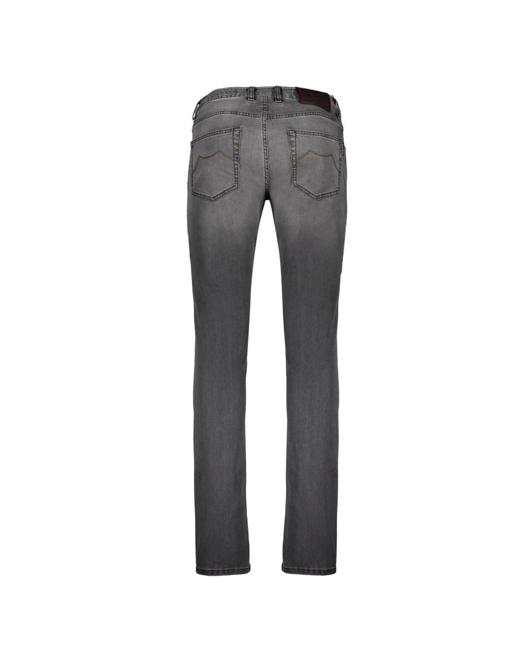 Moorer Gray Skinny Fit Jeans for men