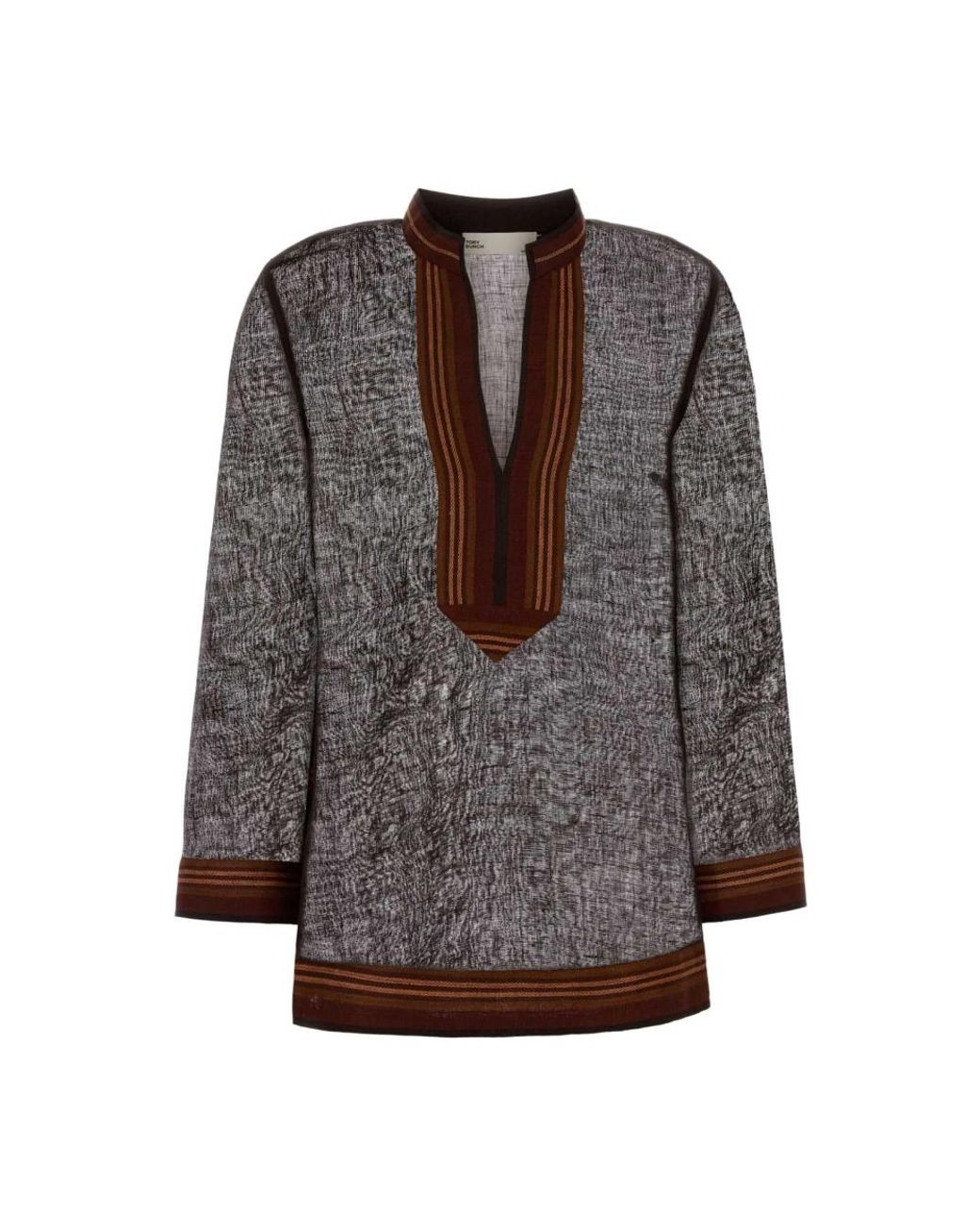 Tory Burch Linnen Blouse in het Brown