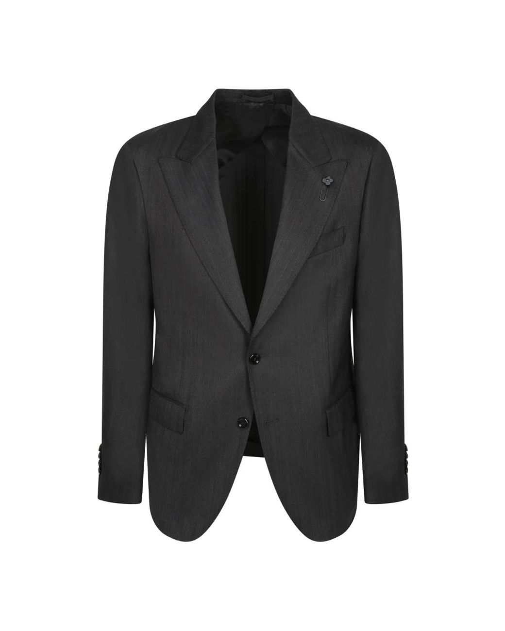 Lardini Black Single Breasted Suits for men