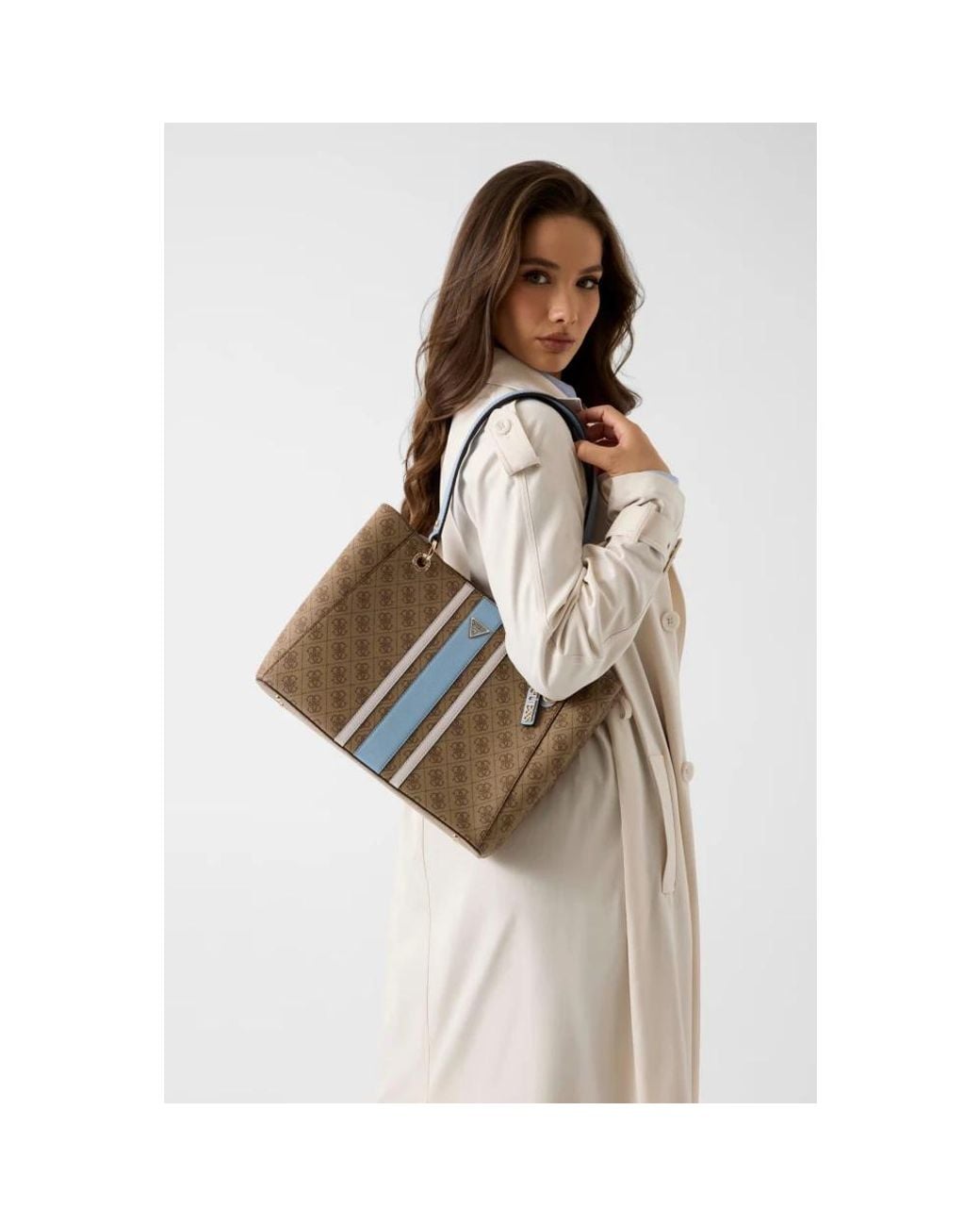 Guess Brown Shopping Bags