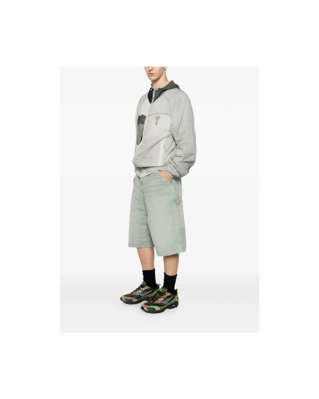 Carhartt Gray Denim Shorts for men