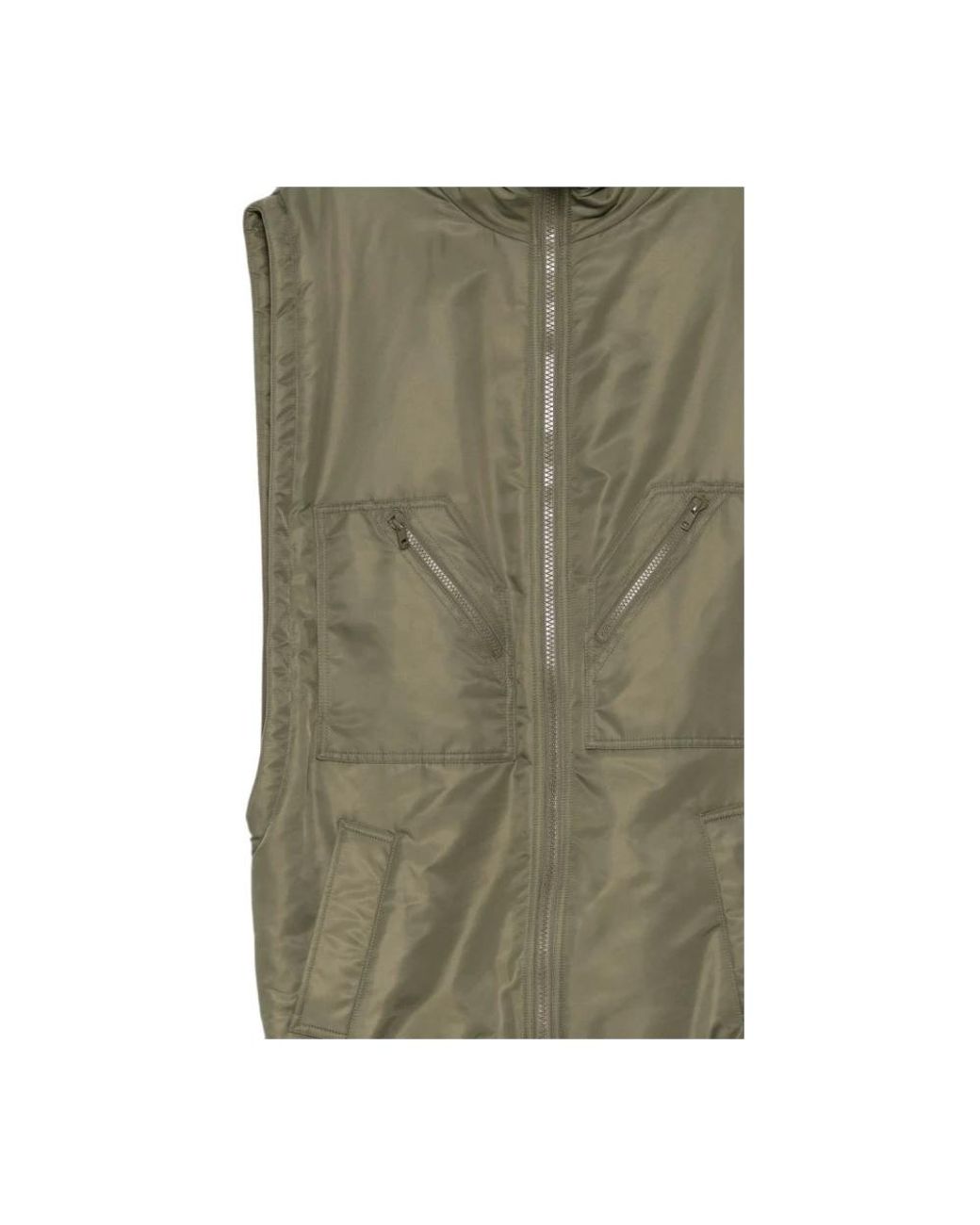 MM6 by Maison Margiela Green Waistcoats