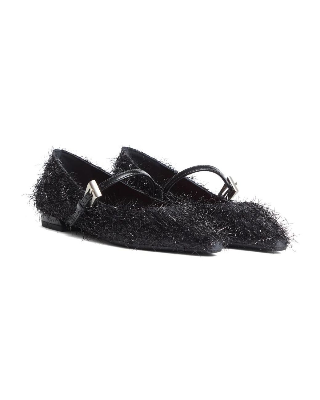 Roberto Festa Black Ballerina Shoes