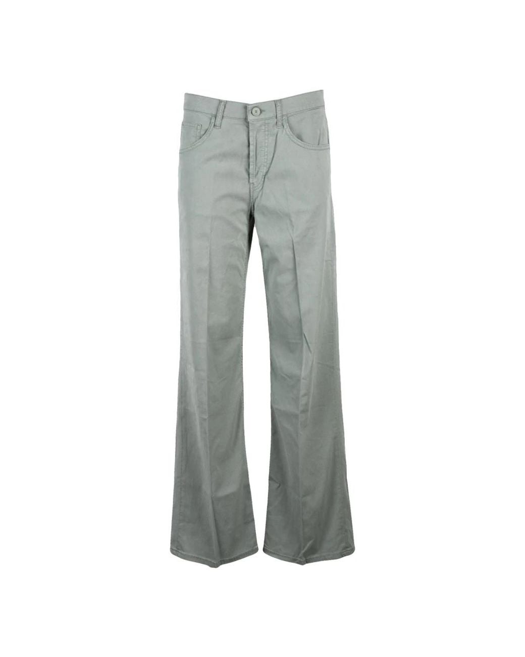 Dondup Gray Wide Trousers