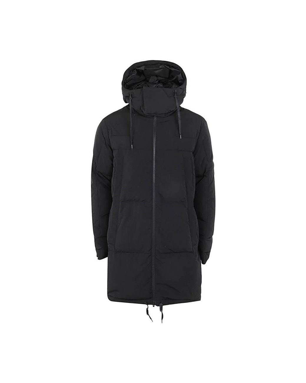 Premiata Jassen ,Zwart ,Nylon Shivapuri Lange Donsjas in het Black voor heren