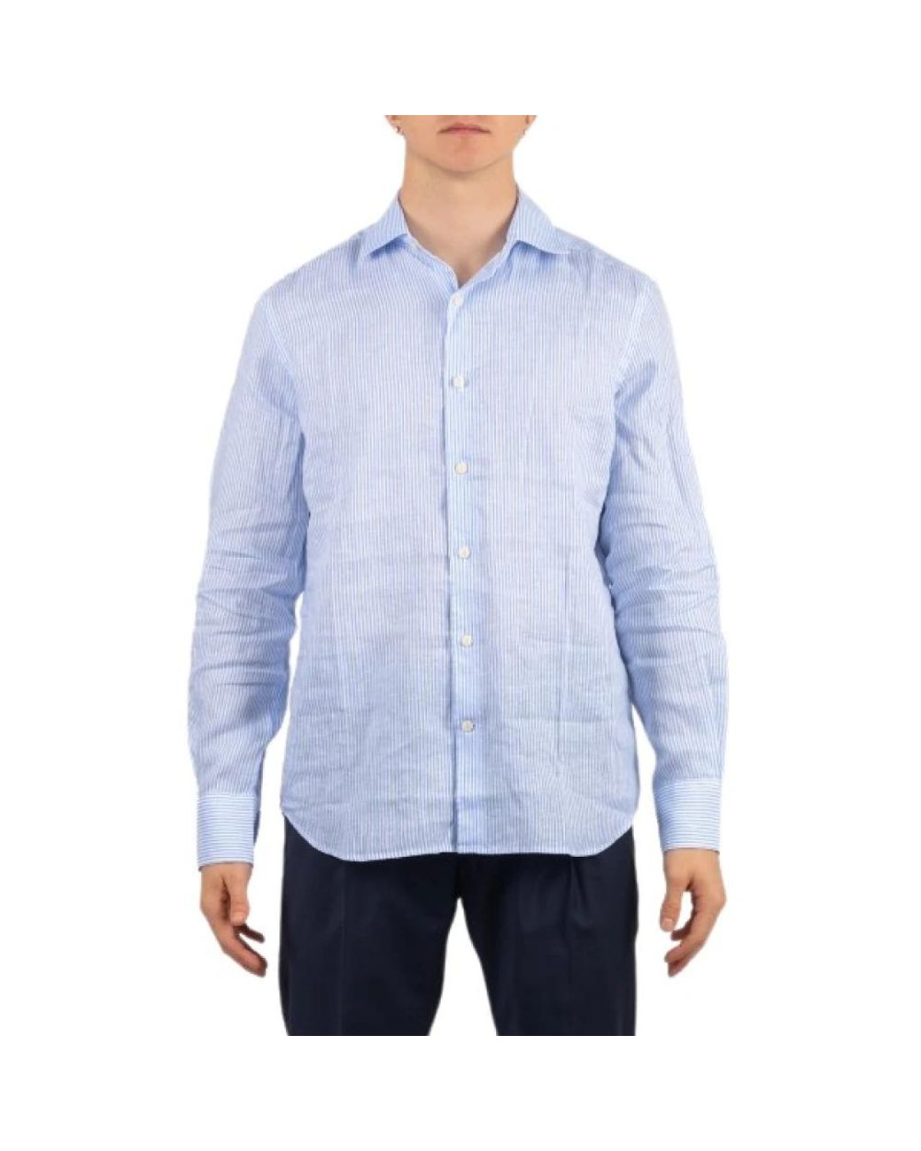 Mc2 Saint Barth Blue Casual Shirts for men