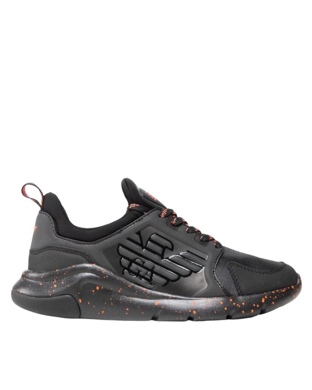 EA7 Black Sneakers for men