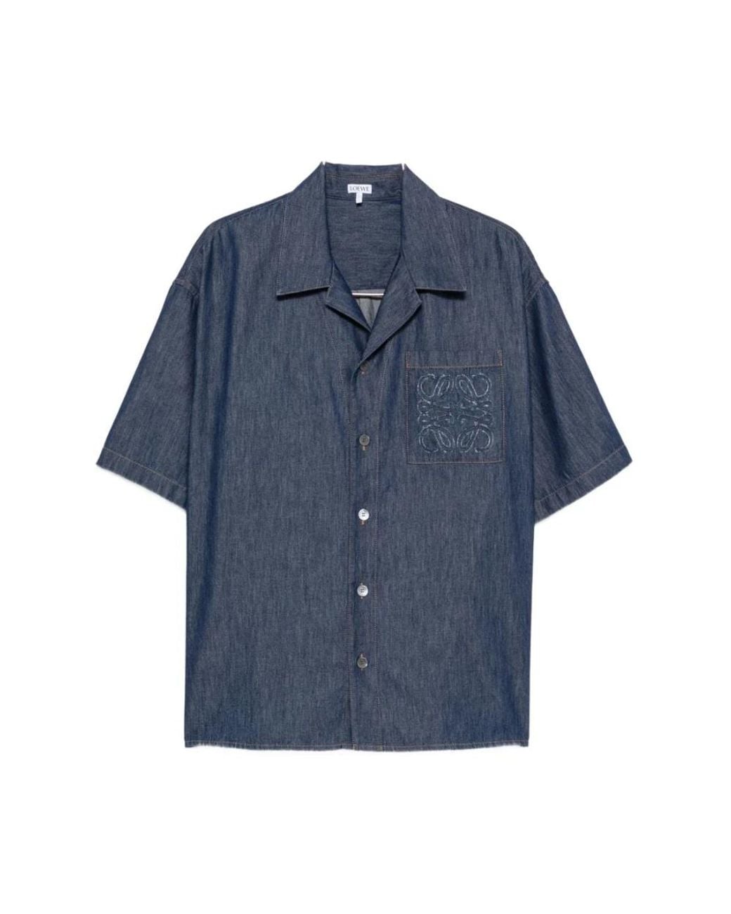 Loewe Blue Denim Shirts for men