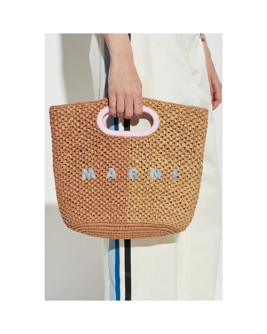 Handbags di Marni in Metallic