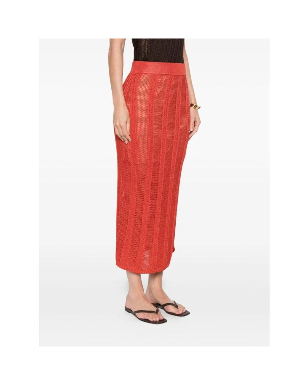 Pennyblack Red Midi Skirts