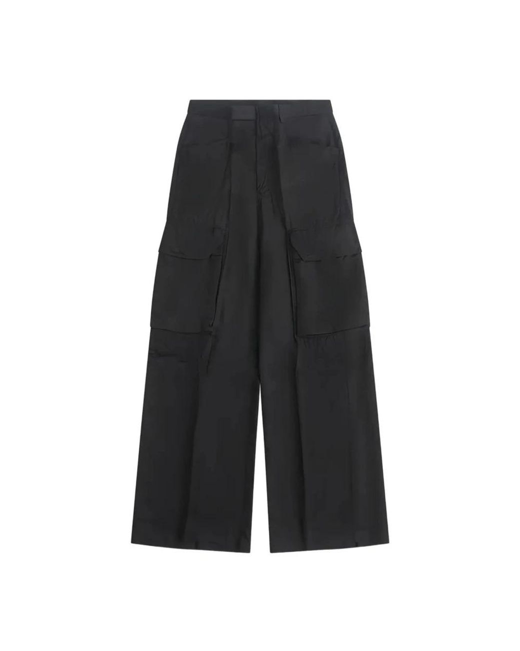 Rick Owens Black Wide Trousers