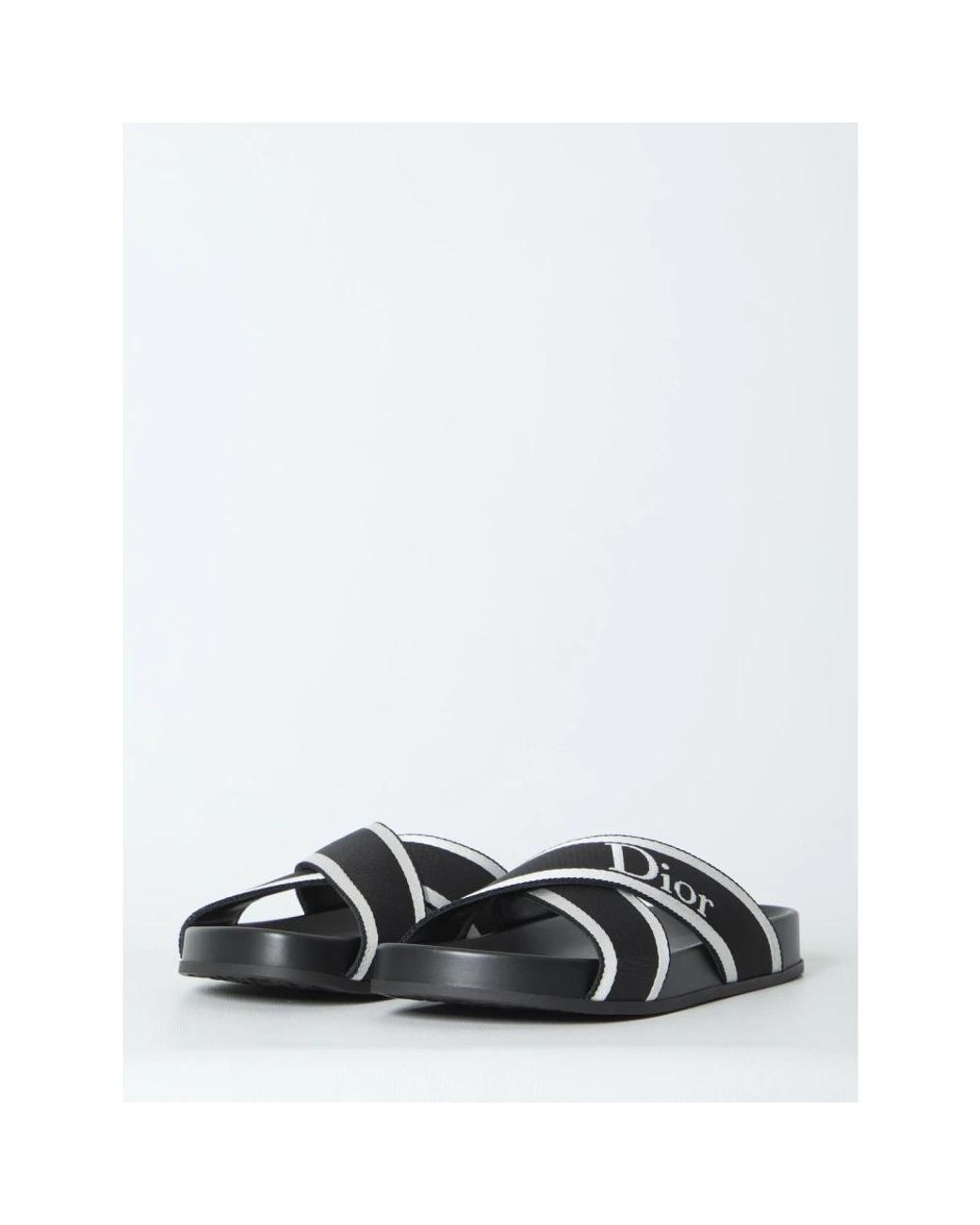 Dior Blue Sliders for men