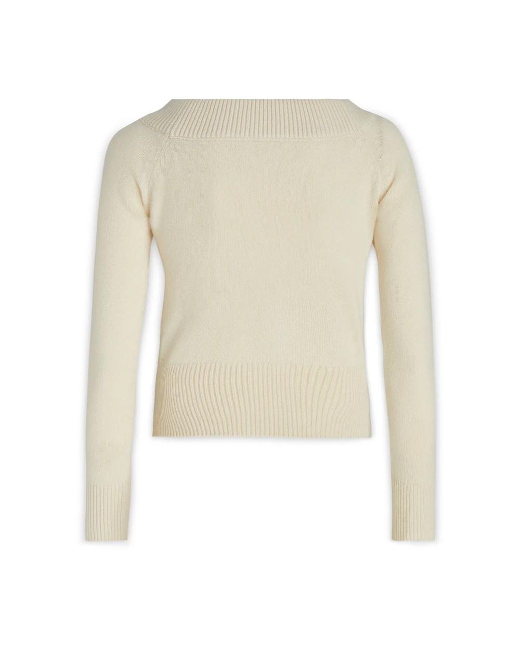 McQueen White Round-Neck Knitwear