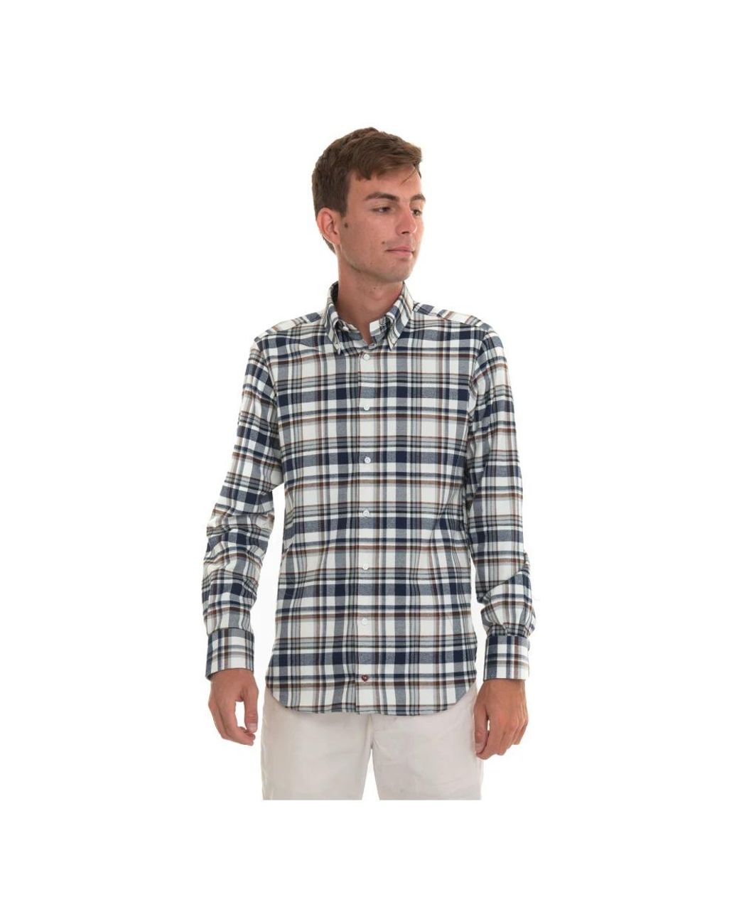 Carrel Blue Casual Shirts for men