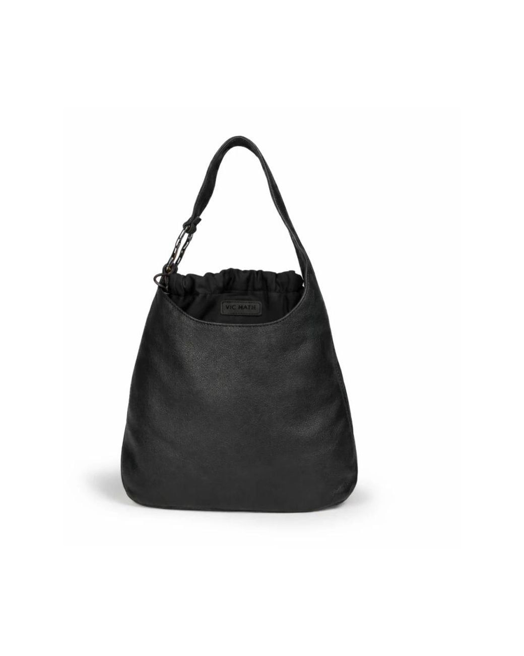 Vic Matié Black Shoulder Bags