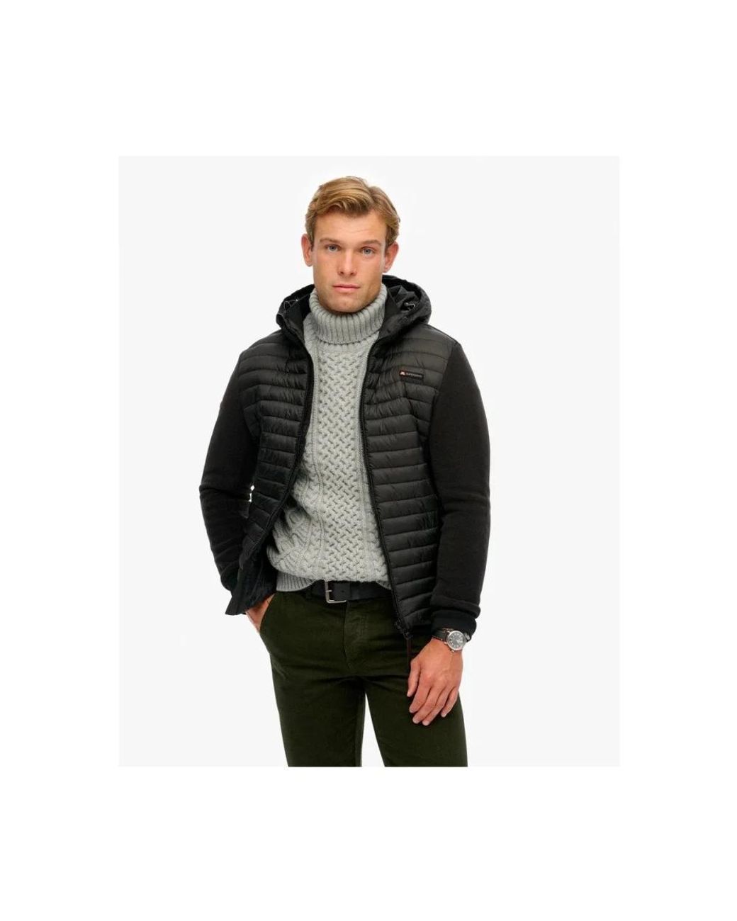 Winter Jackets Superdry pour homme en coloris Black
