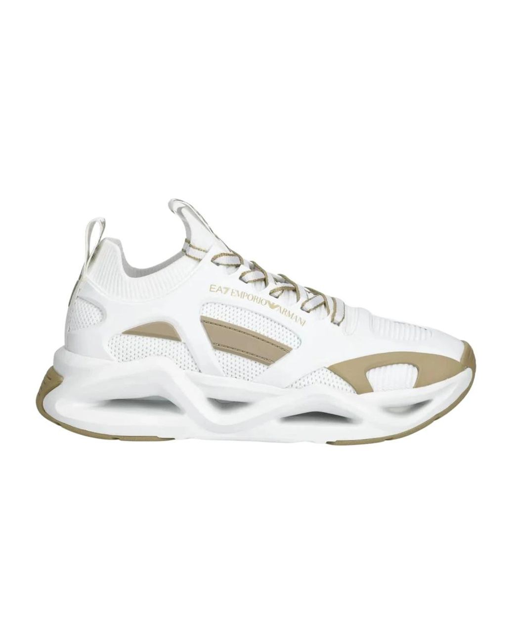 EA7 White Infinity Sneaker