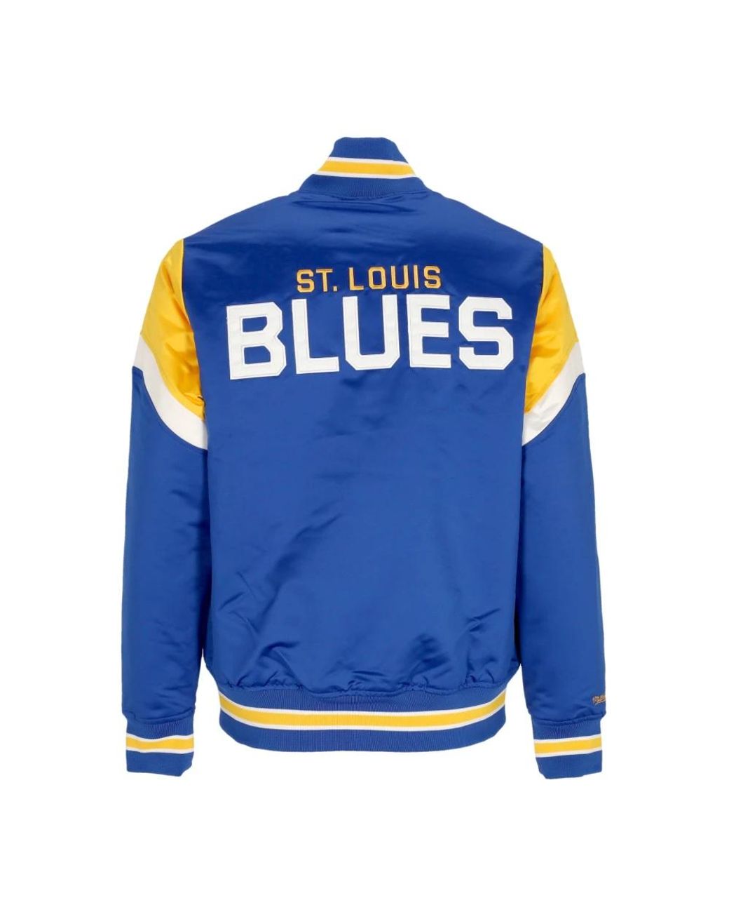 Mitchell & Ness Blue Bomber Jackets for men