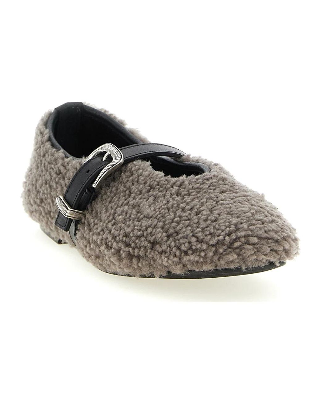KATE CATE Gray Ballerina Shoes