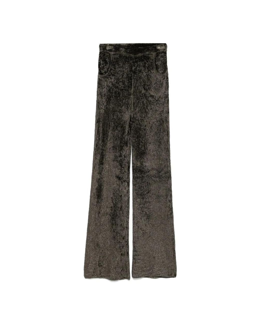 AYA MUSE Gray Wide Trousers