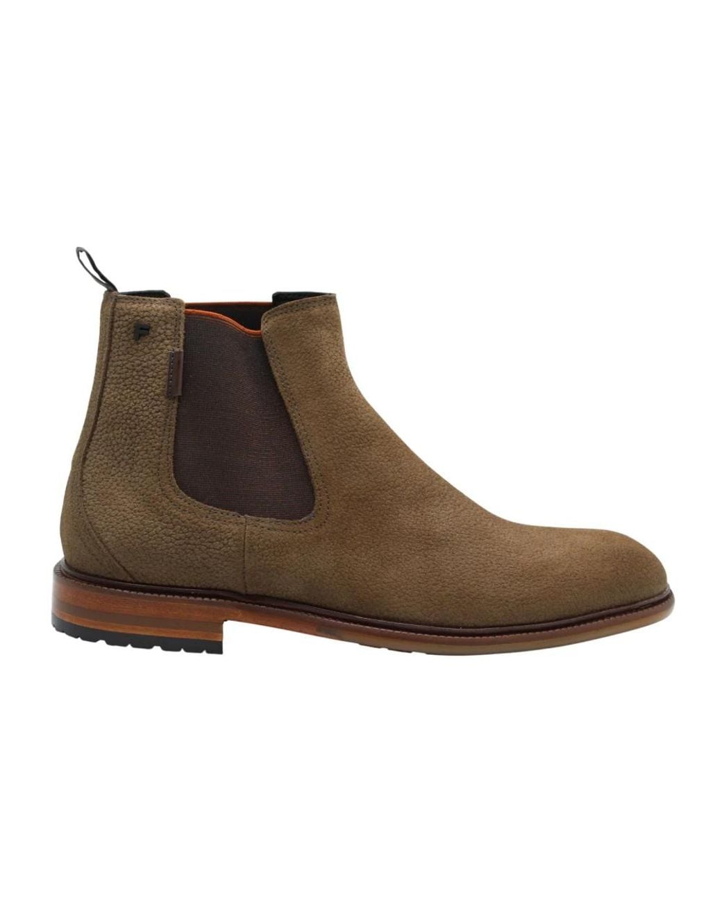 Floris Van Bommel Brown Chelsea Boots for men