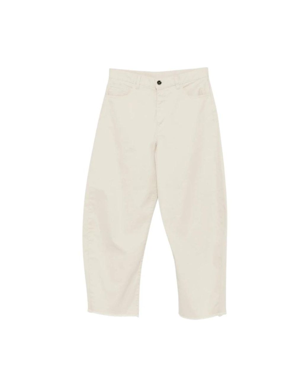 Nine:inthe:morning White Cropped Trousers
