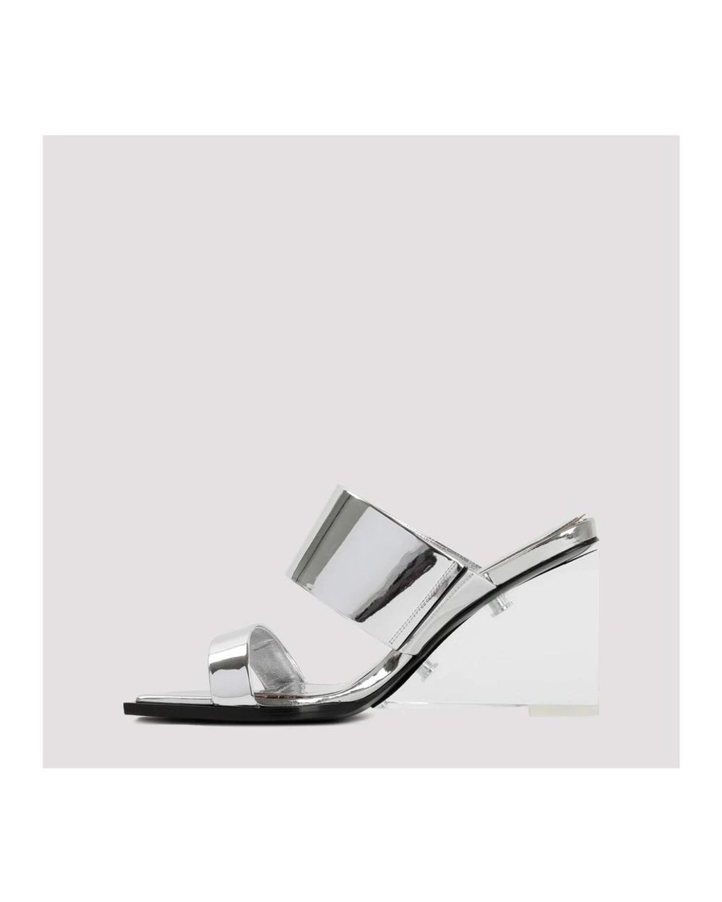 McQueen White Sandals