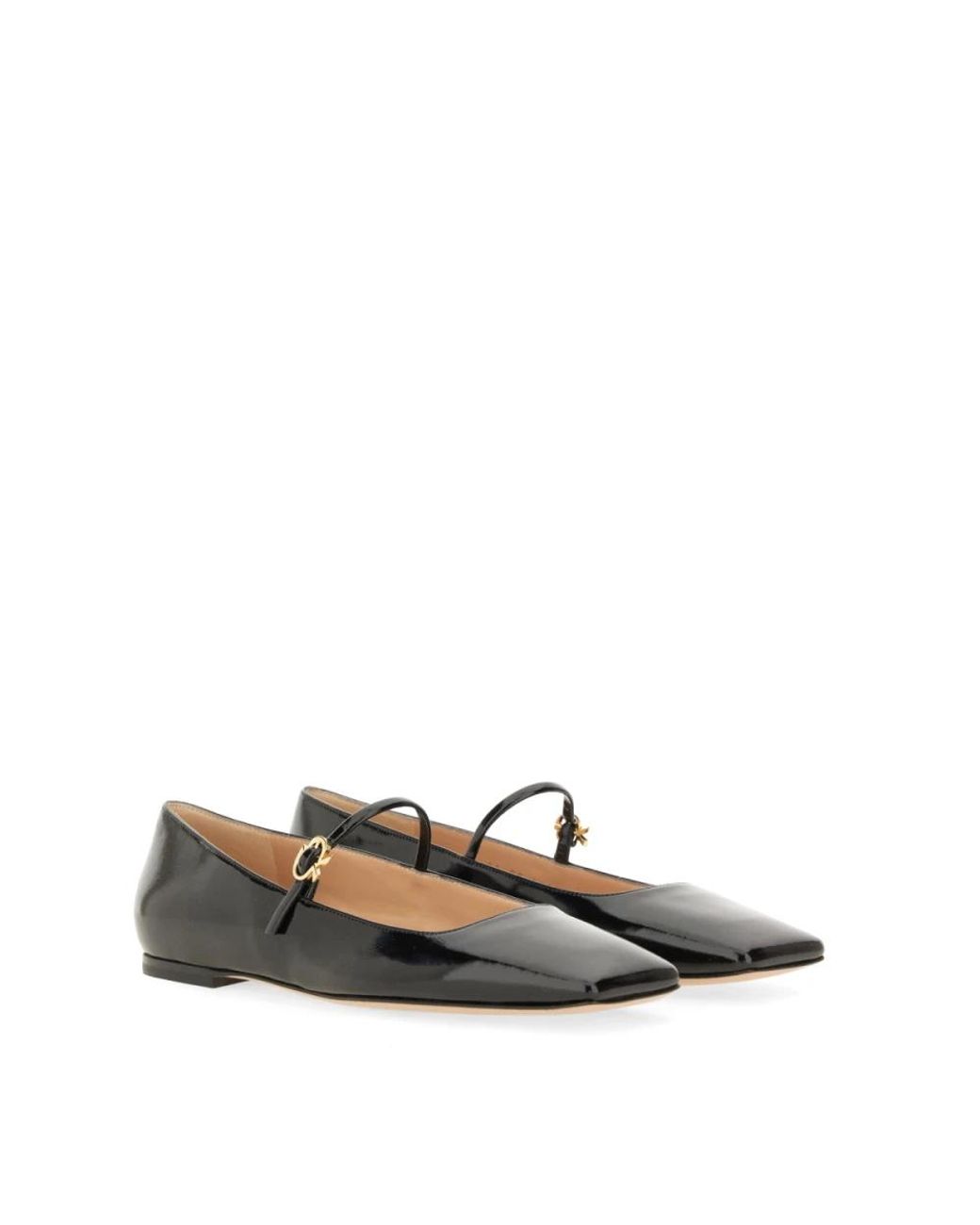 Gianvito Rossi Black Ballerinas