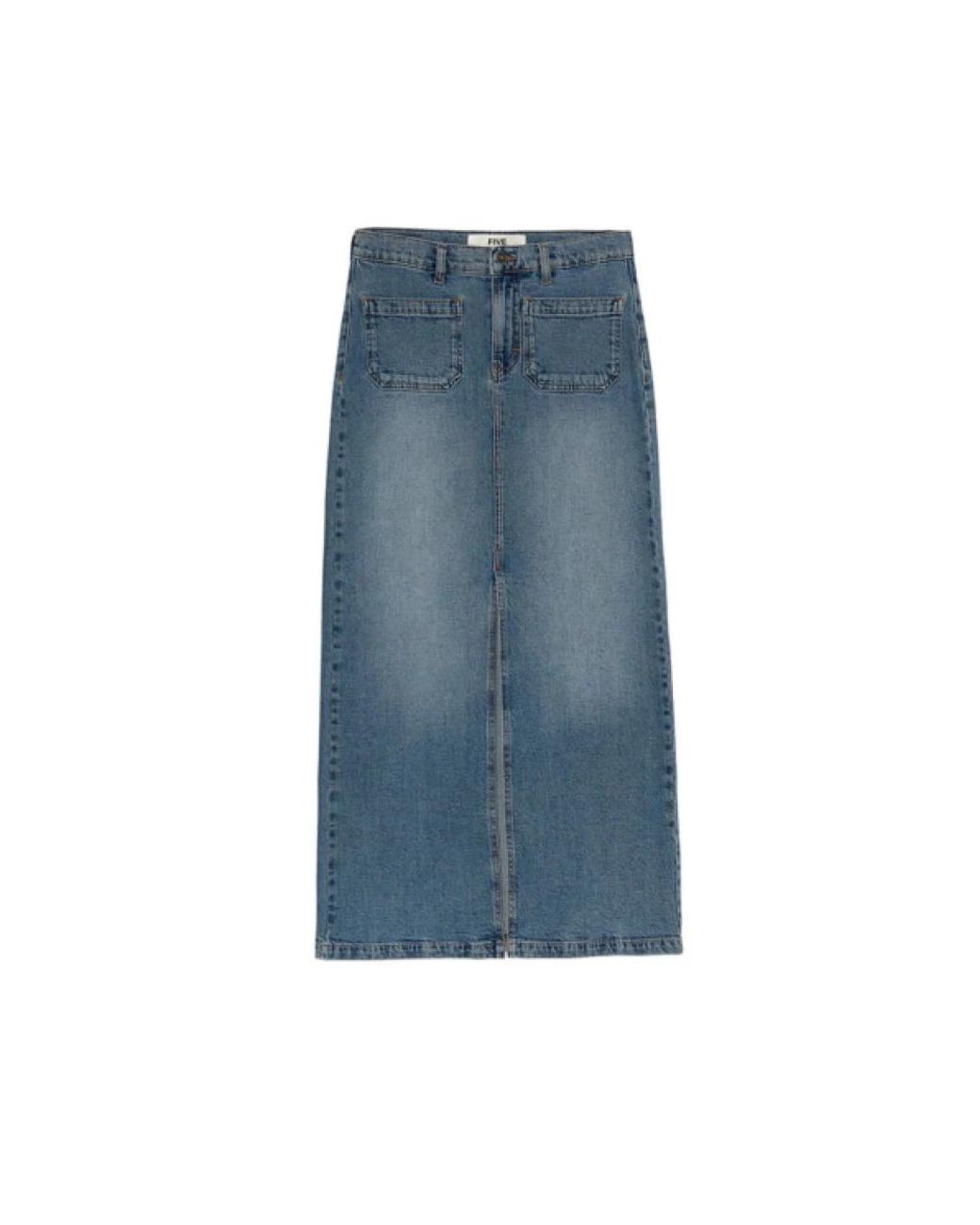Five Jeans Blue Denim Skirts