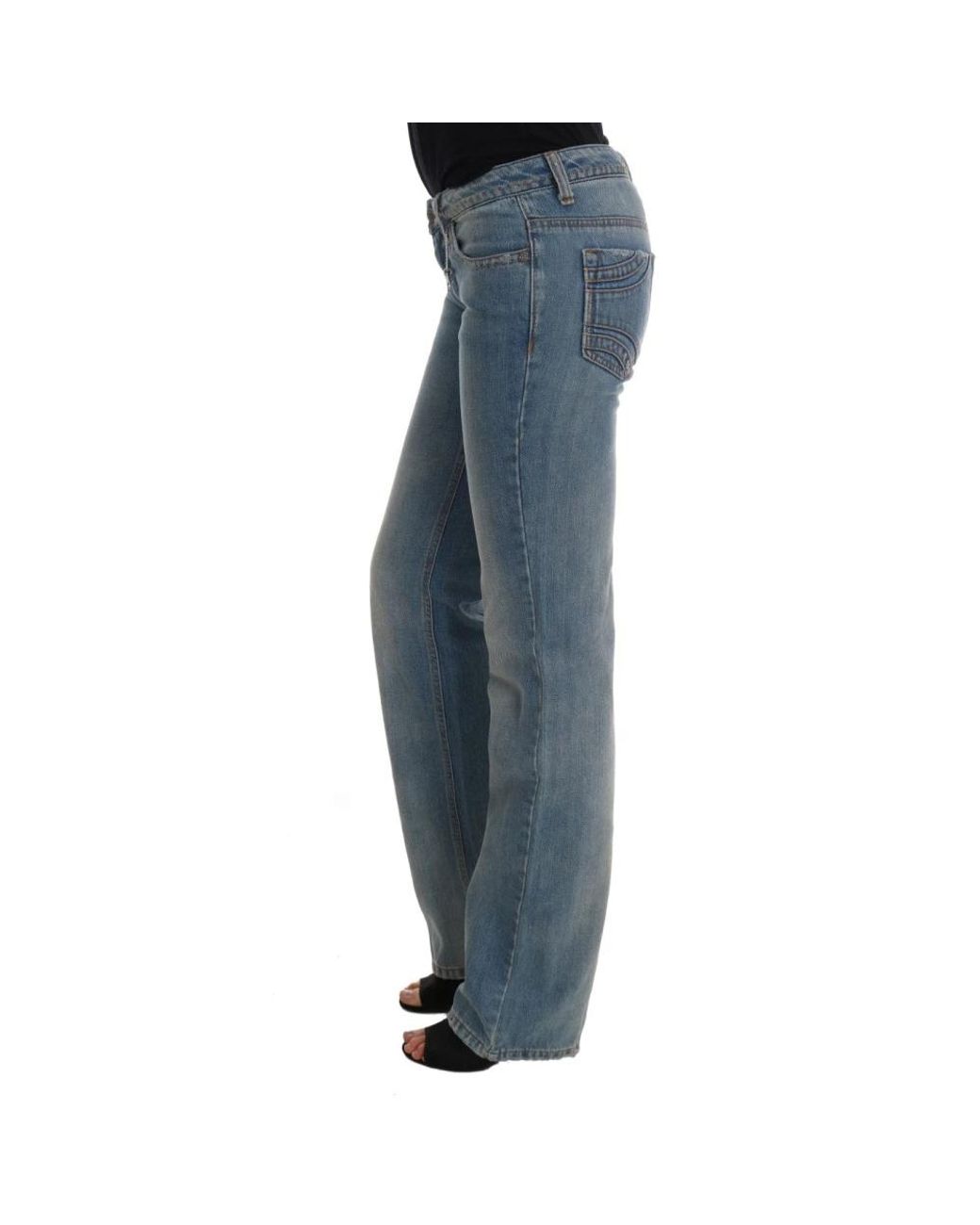 CoSTUME NATIONAL Blue Boot-Cut Jeans