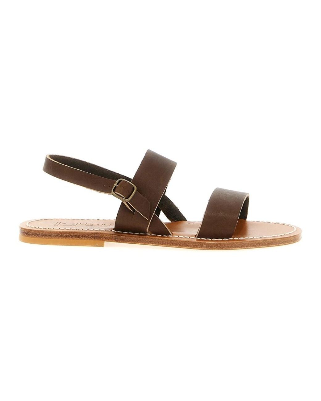 Flat Sandals K. Jacques pour homme en coloris Brown