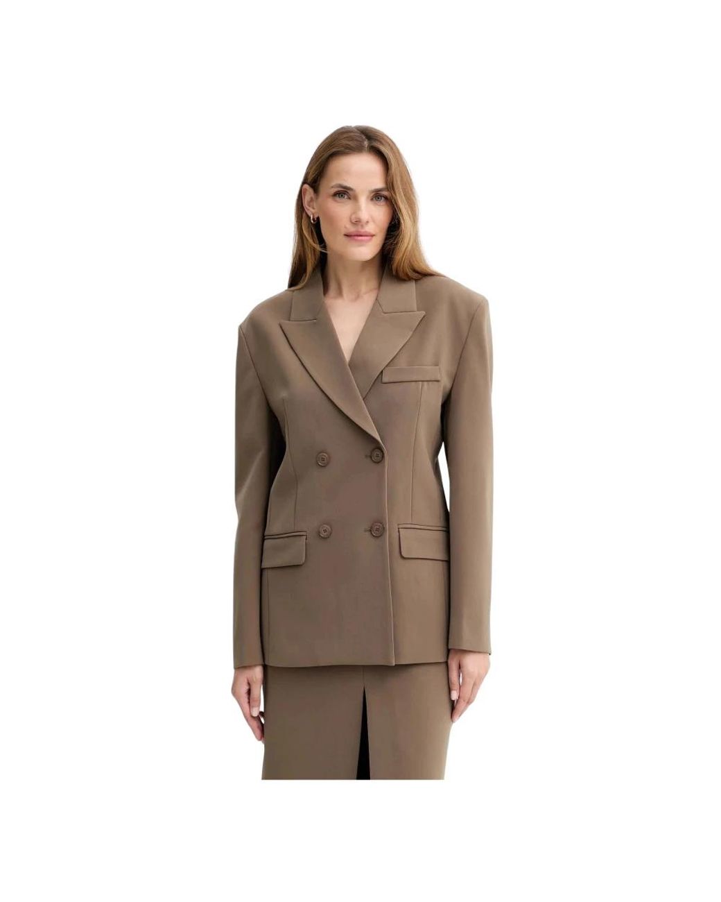 Isabelle Blanche Blazer in het Brown