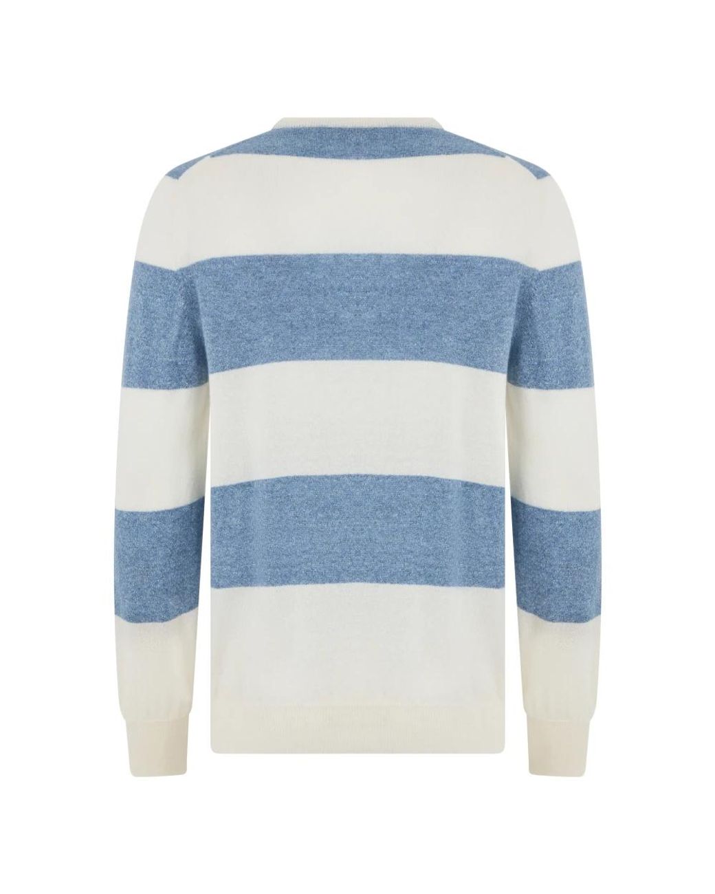 Fedeli Gestreifter Pullover in Blue für Herren
