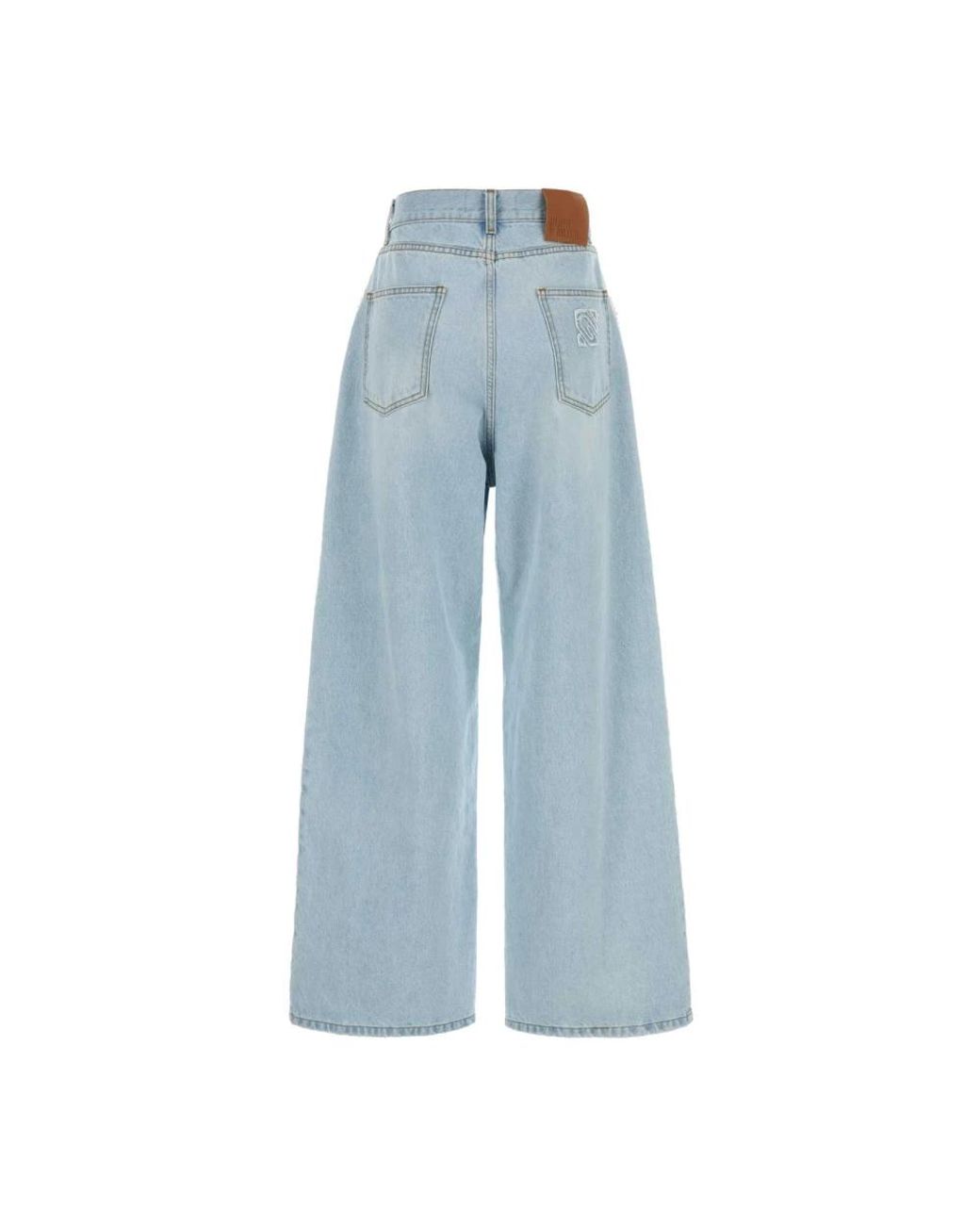 GIUSEPPE DI MORABITO Blue Wide Jeans