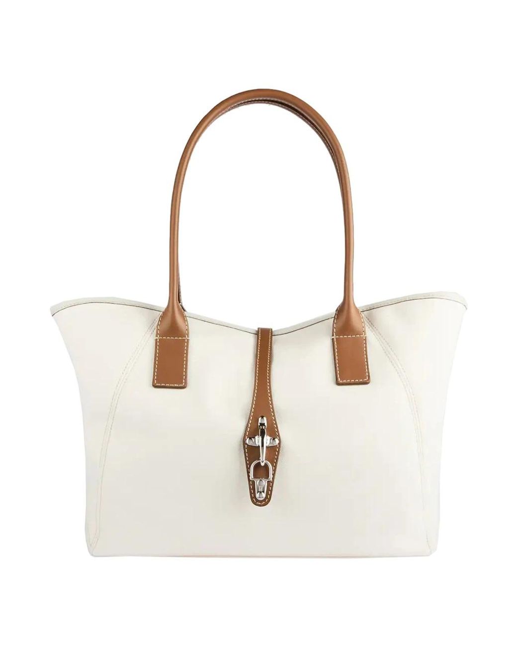 Fay White Shopping Bags